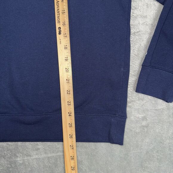 West Virginia Mountaineers Sweatshirt Men's Large Navy Russel Football - Picture 4 of 6